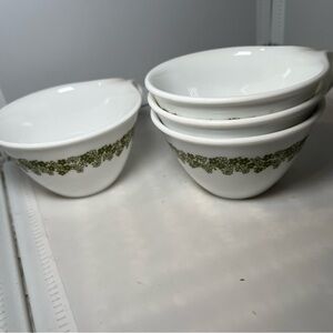 Vintage Corelle Crazy Daisy Spring Blossom Coffee Tea Cups Only Set of 4